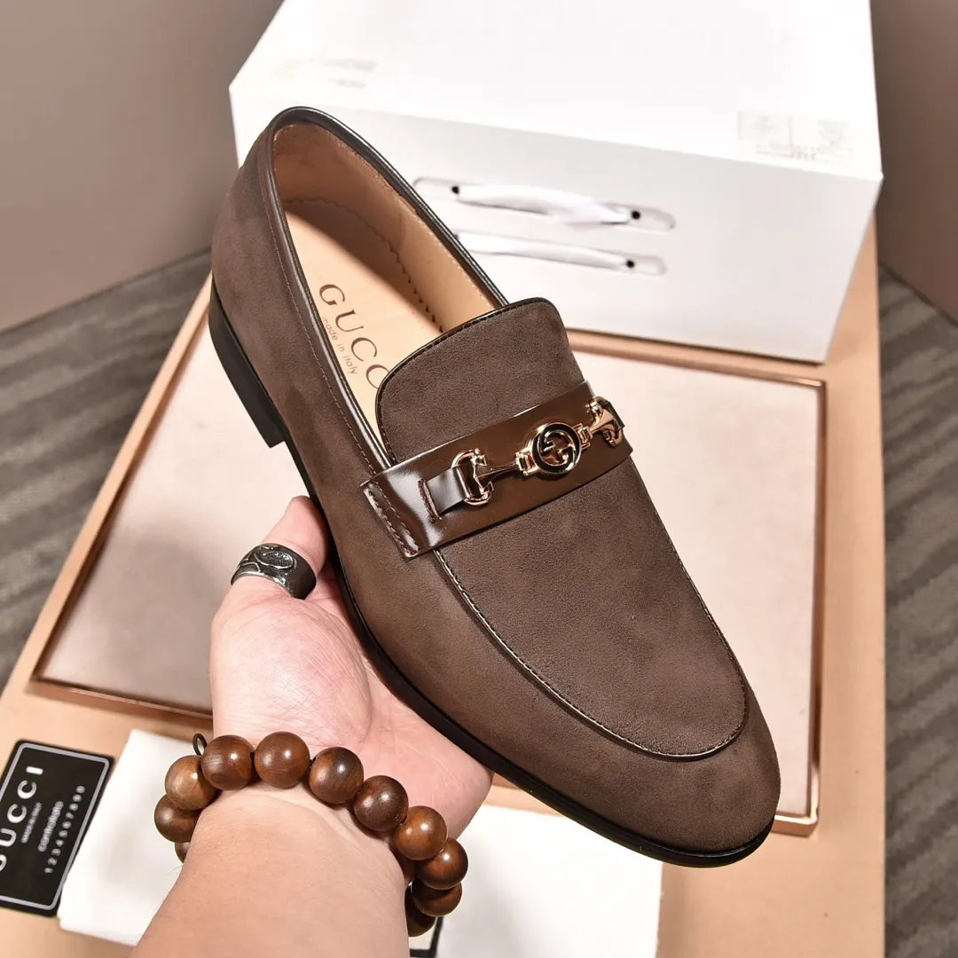 Men's shoes💰540📛📛Original (water-dyed cowhide) Gucci GUCCI official website formal shoes🌀 Italian🇮🇹imported cowhide➕top imported water-dyed cowhide lining💋Finely handmade original bottom, the real thing looks better when photographed in person Standard size 38-44